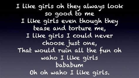 i like girls|I Like Girls (song) .